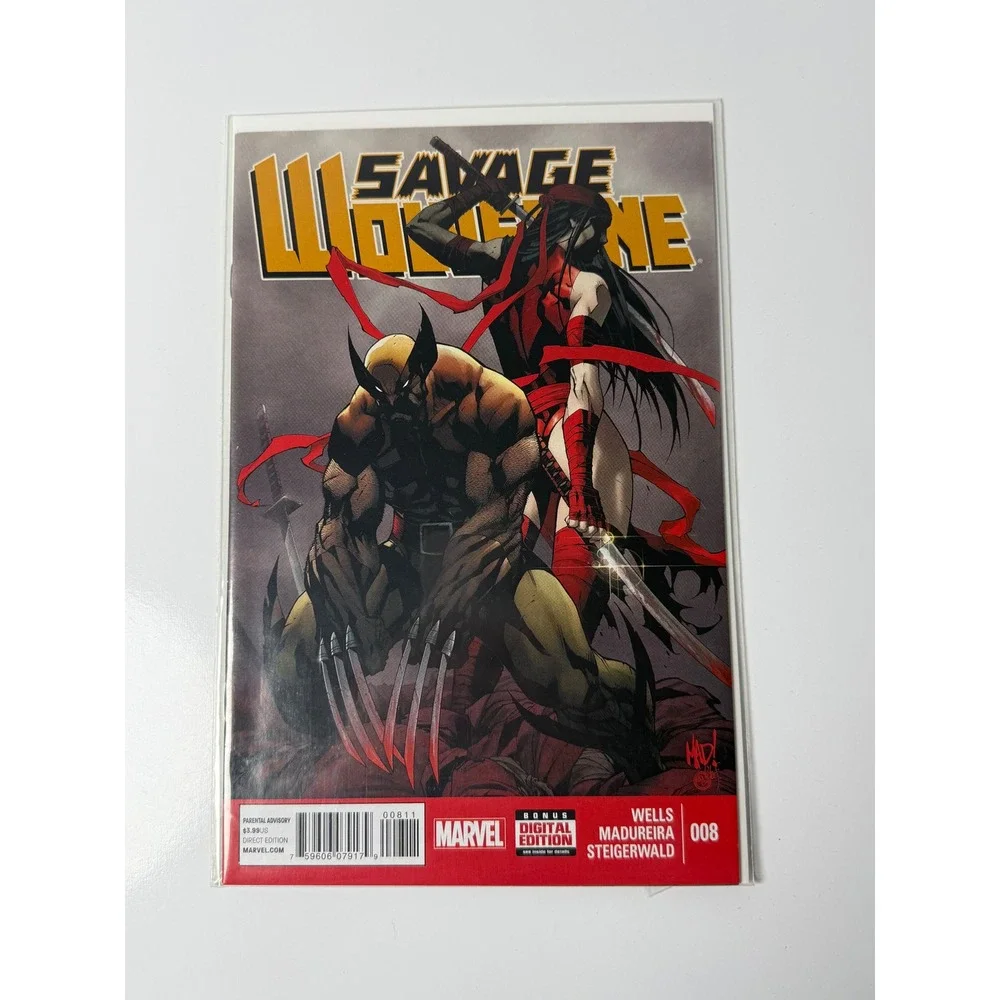 Savage Wolverine #8 2013 Marvel Comics Joe Madureira Cover Elektra Logan Marvel